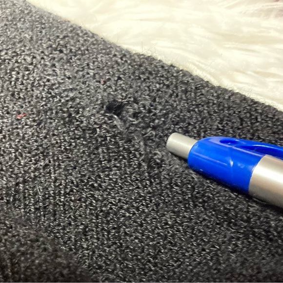 🌞3/$18🌞MFH Knits Black & Red Cardigan Sweater, 100% Baby Alpaca Wool - Picture 9 of 9